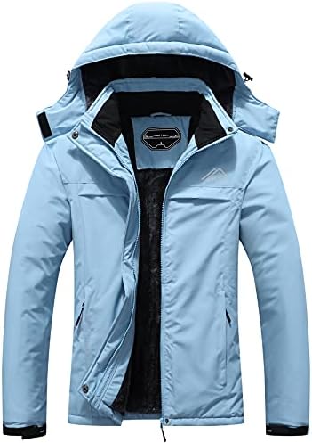 OTU Women's Waterproof Ski Jacket Snowboarding Windbreaker Warm Winter Hooded Mountain Snow Coat