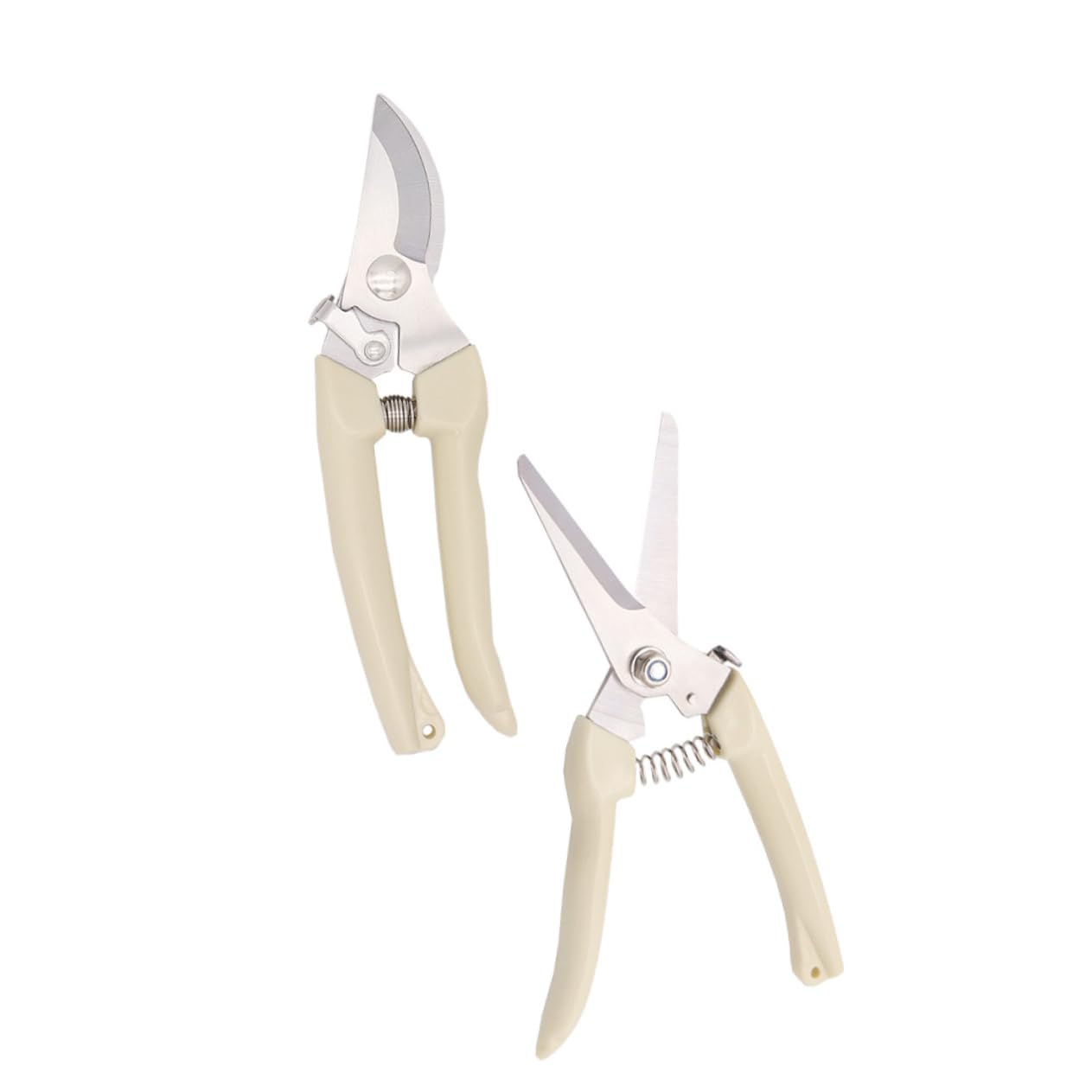 Kisangel 2 Set Cesoie Da Giardinaggio Professionali Inossidabile Per Potatura Rami E Siepi Design Ergonomico E Sicurezza Per Frutteti 2 Pezzi*2