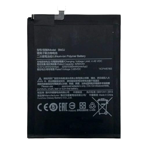 OnlyTech - Batería de repuesto para Xiaomi Mi 8 Lite (3350 mAh, calidad idéntica a BM3J)