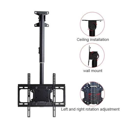 Support plafond TV inclinable pour éliminer les reflets et optimiser l'espace