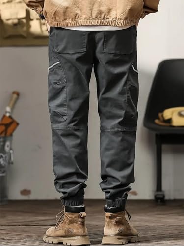 Image of Lymio Cargo for Men || Cotton Cargo Pant || Drawstring Waist Pant (Also Available in Plus Sizes) (89-92)