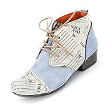  TMA Damen 6109 Stiefeletten Himmelblau 38