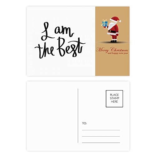 Cartes postales I Am The Best Père Noël : correspondance festive et vœux