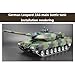 RC Tank Upgrade Repair and Modification Parts Metal Caterpillar, Drive Wheels, etc. Suitable for Henglong 1/16 German Leopard 2A6 Main Battle Tank（3889-1） (Double-Sided Rubber Track)