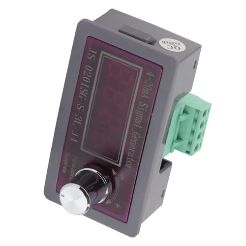 Generatore di Segnale di Corrente 4,20 MA, Simulatore di Tensione con Display a 4 Cifre, Doppia modalità di Regolazione Grossolana per Debugging PLC di Valvole, Test LED,