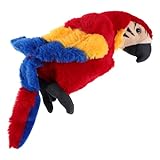 Forme originale et amusante : grâce à sa forme originale et amusante, cette peluche perroquet est idéale pour décorer une fête, créer une ambiance festive, et constitue un animal en peluche interactif parfait pour décorer une décoration perroquet