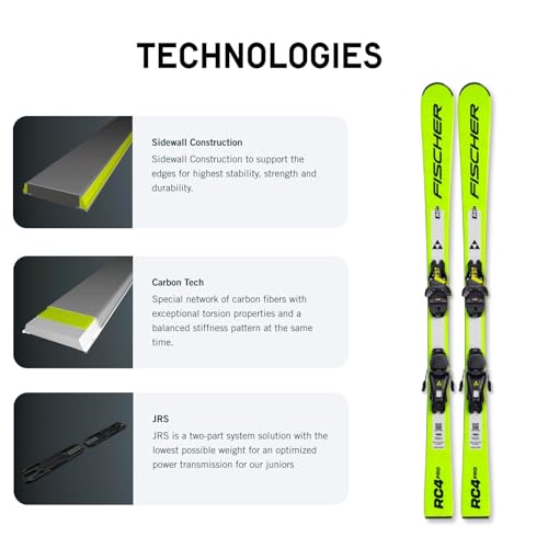 FISCHER RC4 Pro Junior Race Skis Specs