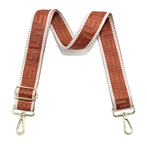 Image of Wide Purse Strap Replacement Crossbody Canvas Shoulder Bag, Universal Adjustable Straps for Bags(55 inchLong)