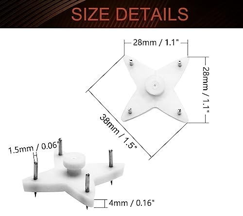 Image of Nails For Hanging Pictures,Picture Hooks Hardwall Hangers for Hardware Concrete Wall Hooks Invisible Nail Hangers Non-Trace Wall Picture Hanger No Damage Stucco 0.98 inch x 0.59 inch (L*W)(20pcs,1.10 inch x 1.10 inch