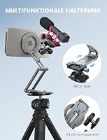 Lamicall 5-IN-1 Handy Stativ für MagSafe Handy Ständer, Mini Selfie Stick – Ansicht 3