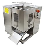 TECHTONGDA 8mm Meat Cutter Commercial Electric Slicer Shredded Diced for Steak Beef Pork Meat Stainless Steel QSJ-T