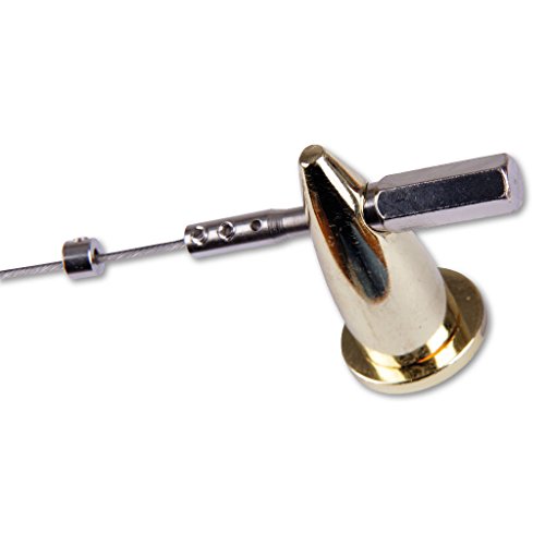 Bestlivings Seilspanngarnitur NIRO- Drahtseil Wand + Decke, ca...