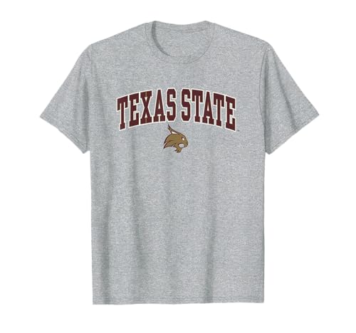 Texas State Bobcats Arch Over Heather Gray T-Shirt