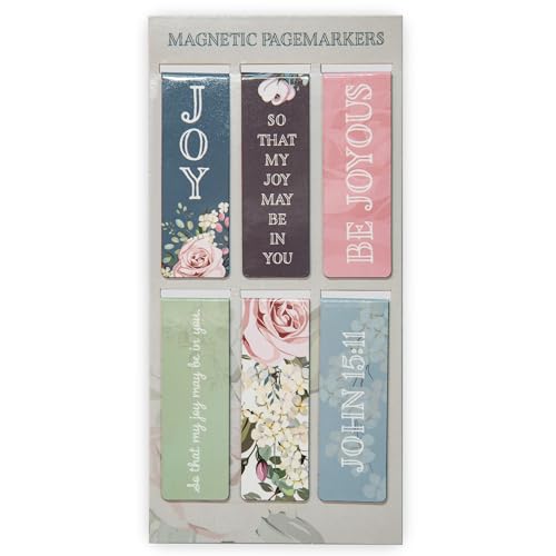 Christian Art Gifts Magnetic Scripture Bookmark Set for Women: That