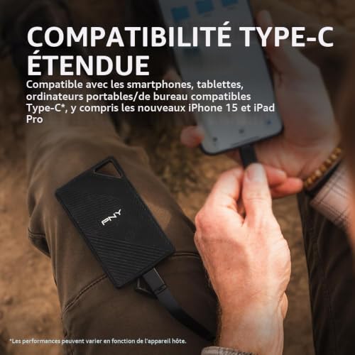 SSD Portable PNY RP60 USB 3.2 Gen 2x2 - vue 6