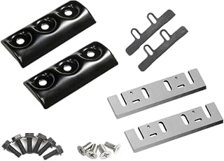 3-1/4" 82mm Carbide Planer Blades+Blade Clamps Kti Replacement for Makita N1900B KP0800 LXPK01,DeWalt CP580 D26676, D26677K DW6655 DW680, Bosch 1594 PL1682, Ryobi and Most Hand-Held Planers, 2 sets