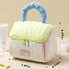IN Chenthy Kawaii Makeup Bag with Handle – House-Shaped Cute Travel Cosmetic Bag, Cloud-Soft Material, Wide Opening & Multi-Purpose Pouch for Women（Yellow） #1