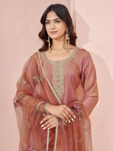 Image of Womanista Farshi Salwar Suit for Women| Farsi Kurta Set with Dupatta