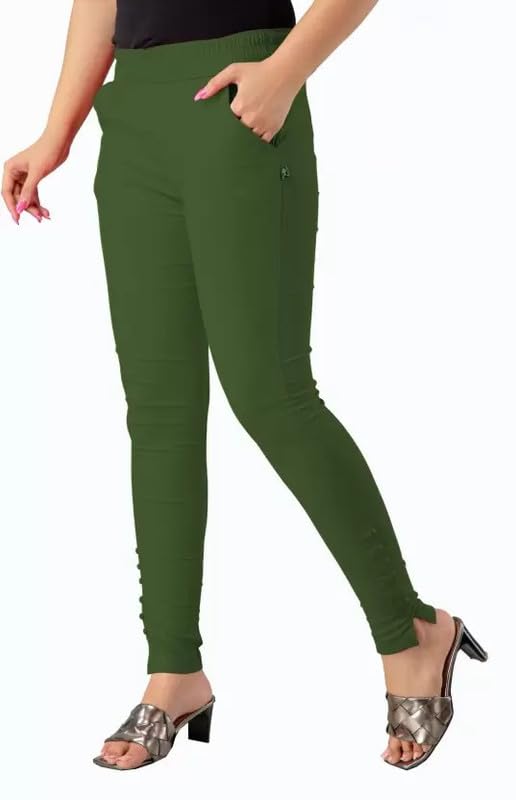 Image of Women's Stylish & Comfortable Jeggings | Stretchable High-Waist Pants BZFW Potali