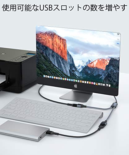 Basesailor USBスプリッタYケーブル 0.3M