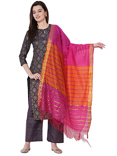 Kurta et Palazzos pour femme avec Dupatta, ensemble vêtement indien traditionnel en coton