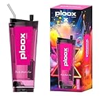 Ploox Portable Hookah with Light & Remote Control (Party Cup - Pink)