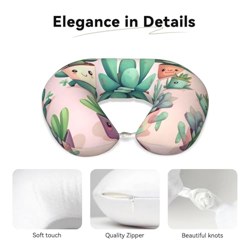 Almohada de espuma viscoelástica para cuello en forma de U miniatura 4