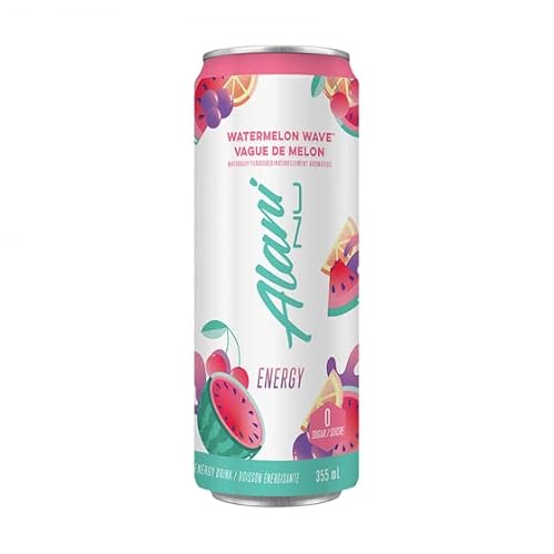 Alani Nu Energy Drink - Watermelon Wave 12 X 355Ml #TOP14