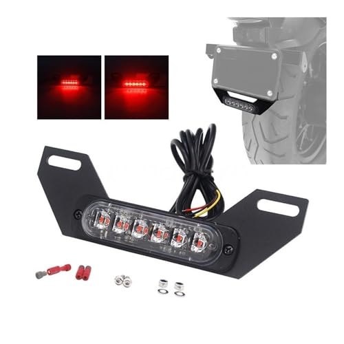 Feu stop moto LED B6 et éclairage plaque immatriculation - 2