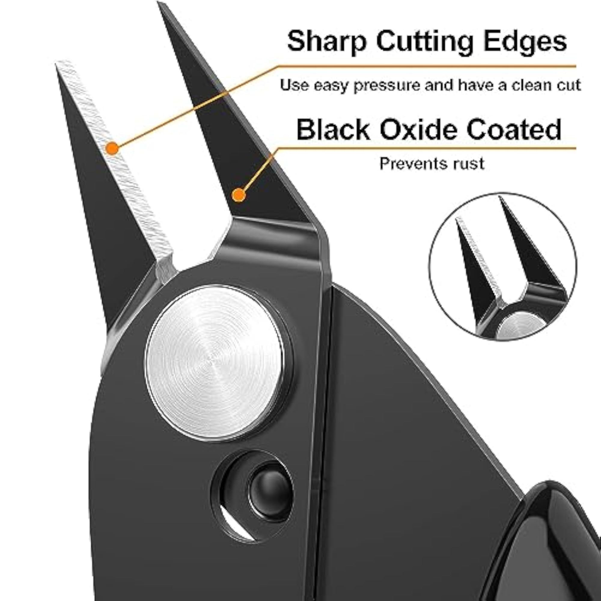 Micro Wire Cutters with Spring for Precision Cutting
