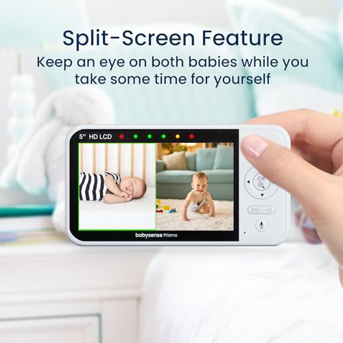 Babysense Prisma 5-inch Dual-Camera Video Baby Monitor (No Wi-Fi) — view 3