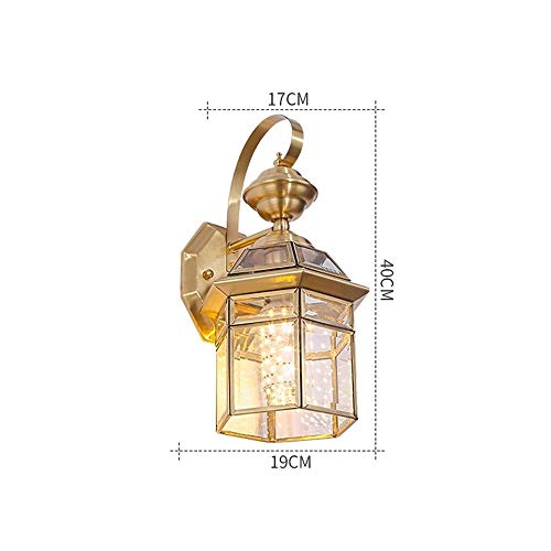 Lanterne murale IP55 étanche E27 pour stopper l'usure de l'éclairage de cour