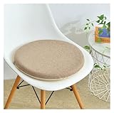 uyeoco Cojín para Silla Exterior Redondo 40x40cm/45x45cm Estera Oficina Dormitorio Salón Cocina cojín para Silla de Comedor(#10,1PC_40X40CM)