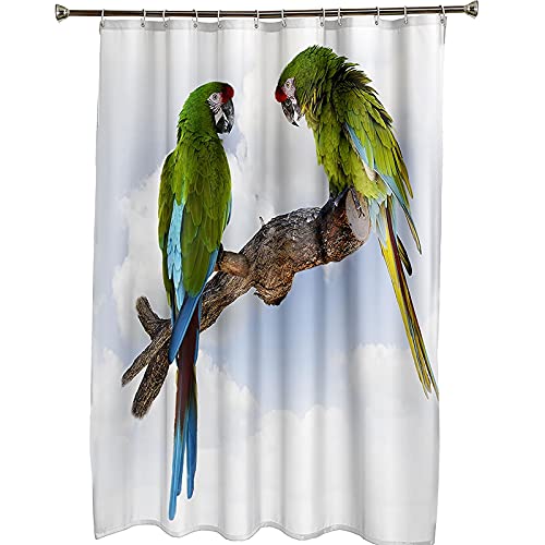 Rideau douche 150x200cm KnSam, textile de qualité supérieure vert - 6
