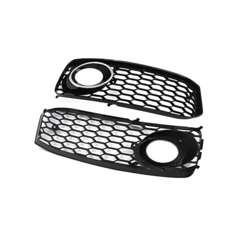 Rejilla antiniebla para Audi A5 S-Line S5 B8 RS5 2008-2012 panal plateado