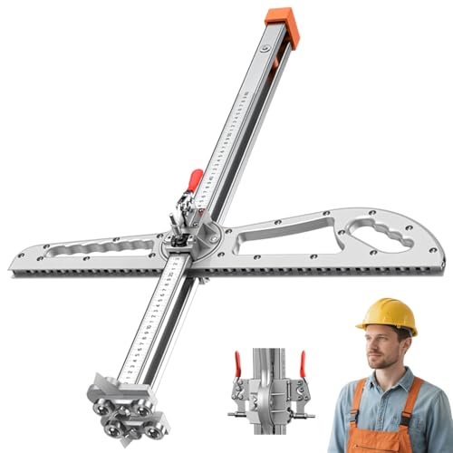 Outil de coupe pour cloison sèche pliable assurant une construction de murs de précision