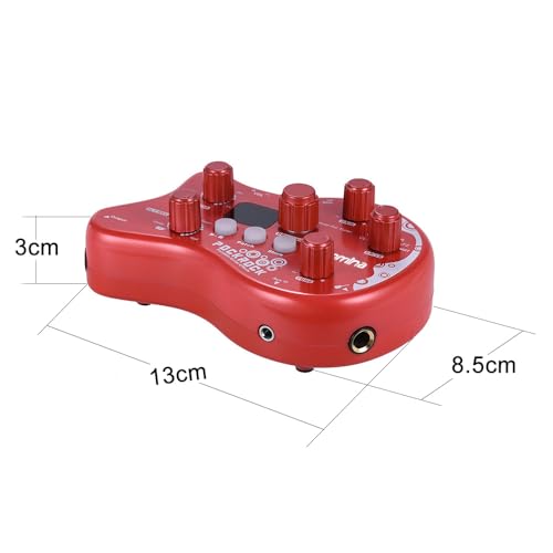 Jemora PockRock Guitare portable Multi-effets Processeur Pédale d’effet 15 types d’effets 40 rythmes de batterie Fonction de réglage avec adaptateur secteur - Les Beatles, Paul McCartney, John Lennon, RIngo Starr, George Harrison Jemora PockRock Guitare portable Multi-effets Processeur Pédale d'effet 15 types d'effets 40 rythmes de batterie Fonction de réglage avec adaptateur secteur – Image 7