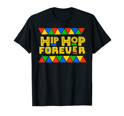 HIP HOP forever vintage 80s - 90s cultura gráfico. Camiseta