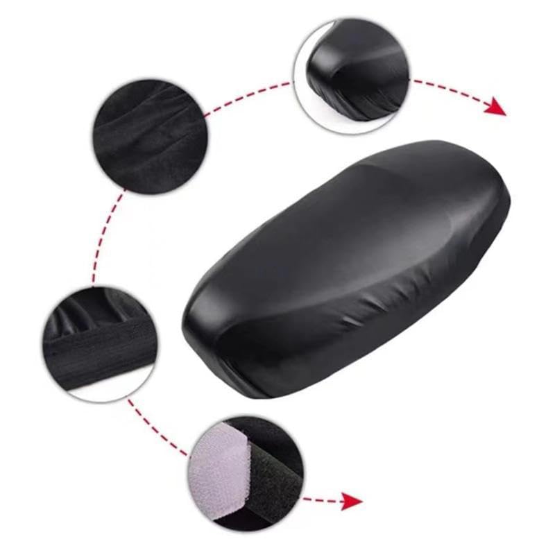 Cojín protector de malla transpirable y universal para asiento de motocicleta 2