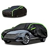 🚗【Diseño Exquisito】Cubierta para Coche para Nissan 350Z.La puerta con cremallera permite una fácil apertura temporal sin necesidad de retirar la funda. La banda elástica y el cordón cortavientos ofrecen una mejor cobertura para su vehículo. Las tiras totalmente reflectantes pueden alertar claramente a los vehículos y peatones cercanos durante la noche, mejorando la seguridad del estacionamiento.