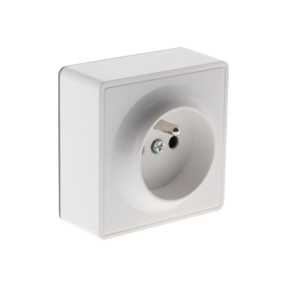 Zenitech Prise Simple saillie 2P+​T 16A Blanc - Vulco