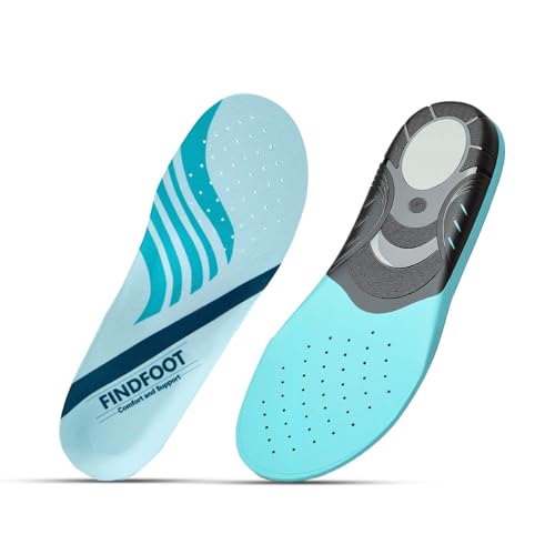 Orthopedic Arch Support Shoe Insoles for Foot Comfort (Blue, 14)