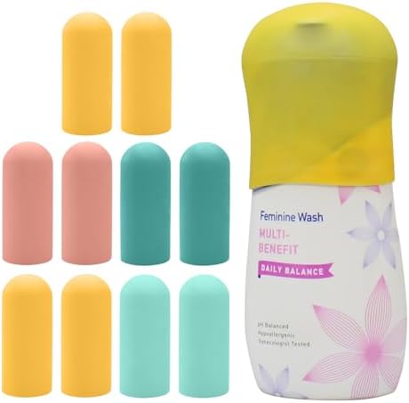 Leak Proof Sleeves for Travel Container, Toiletry Covers for Leak Proofing in Luggage, Silicone Travel Bottles Leak Proof Tool Fits Most Size
