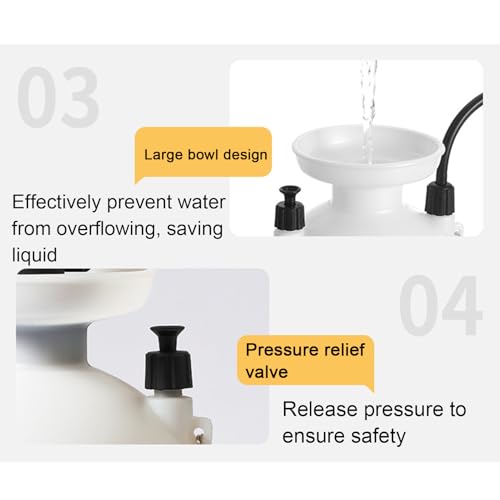 Pulvérisateur de jardin portable de 5L avec sangle pour arrosage extérieur - 7