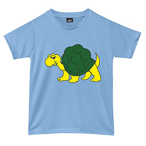 Image of RISH Tshirt for Boys and Kids | Super Soft Quick Dry Fit Fabric Slow Tortoise Printed Casuals