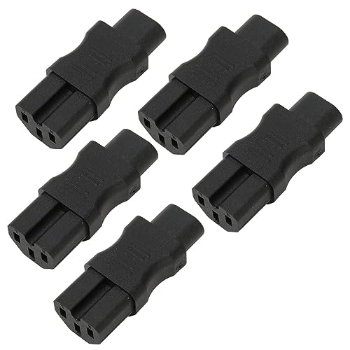 Lazmin112 Zasilacz Komputerowa, 5 Szt. IEC320 C8 Do C15 2500W Trudnopalny, Powłoka Z PCV IEC320 PrzeJściOwka Do Gniazda Zasilania na PC USP PDU Podwozie 250V
