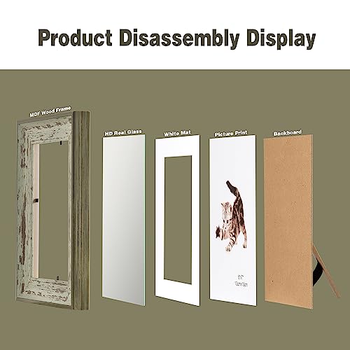 Hanois 4X6 Inches Set One Picture Frame Farmhouse Color Picture Frame Living Room Bedroom Home Decoration #TOP1