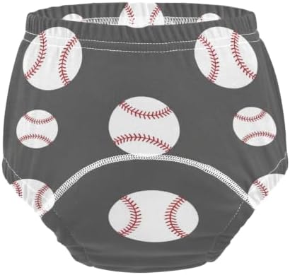 SLHKPNS Baseball Grey 3 Packs Training Pants for Toddlers 5T - 3