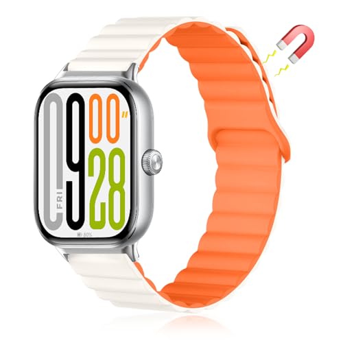 [LuFiYa] �����o���h Xiaomi (�V���I�~) Redmi Watch 6 / Redmi Watch 5 / 4 �Ή� �V���R�� �����o���h �V���I�~�X�}�[�g�E�H�b�`���v�x���g �����o�b�N�� �X�g���b�v �V���R�� �����x���g (�I�t�z���C�g/�I