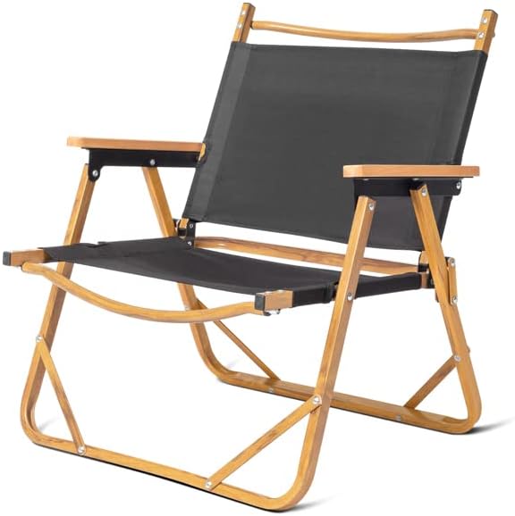 Silla plegable grande, silla de patio portátil, silla de camping ligera con marco de aluminio y tela Oxford 600D, silla de playa para exteriores,
